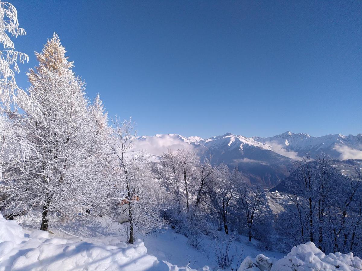 Apt 2 Chambres Calme Vue vallée 500m des pistes Le Corbier Exterior foto